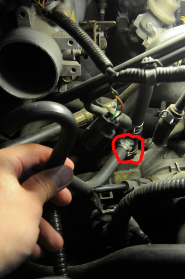 00 Civic Where does hose for FUEL INJECTION AIR (FIA) CONTROL SYSTEM